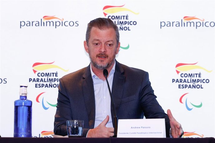 Archivo - Andrew Parsons, presidente del Comité Paralímpico Internacional 