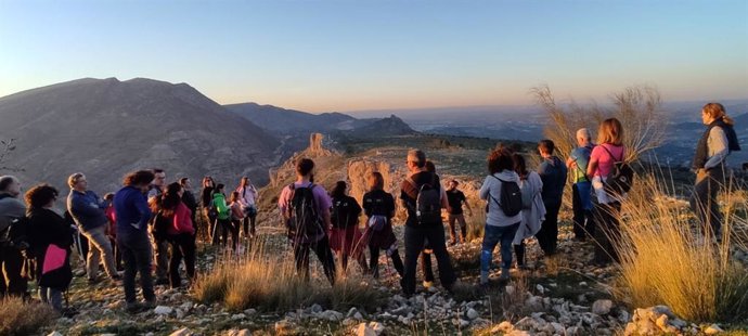 Unas de las 'Rutas nocturnas de ecoturismo y astroturismo', desarrollada en Los Villares.