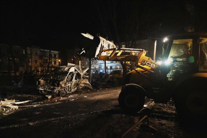 Imagen de archivo de un ataque ruso en Ucrania 