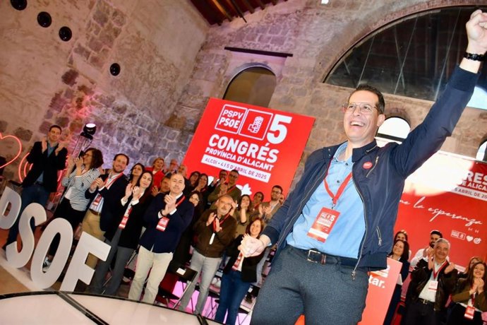 El secretario general del PSPV-PSOE en la provincia de Alicante, Rubén Alfaro