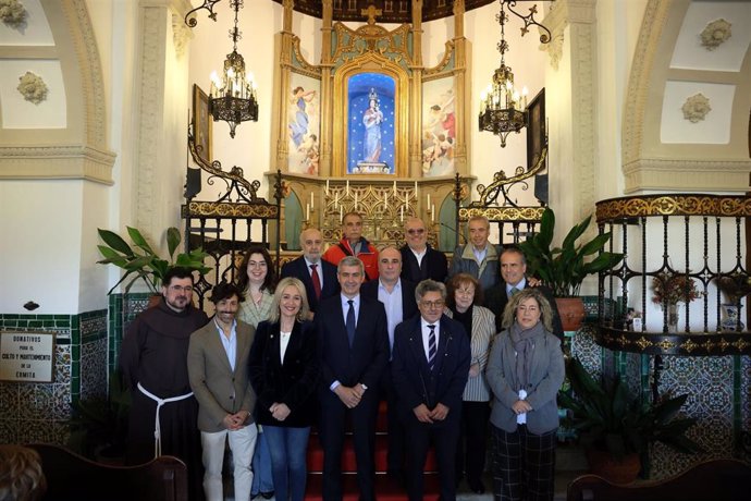 Inauguración de las obras de rehabilitación del altar y el manantial de la ermita de la Virgen del Valle de Toledo.