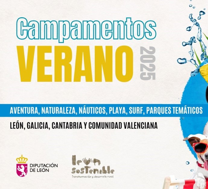 La Diputación de León ofrece ocho campamentos de verano con 370 plazas durante los meses de julio y agosto