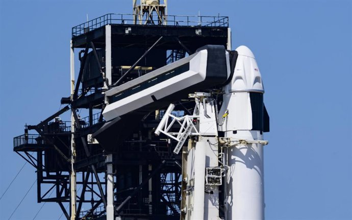 Un cohete Falcon 9 de SpaceX (archivo)