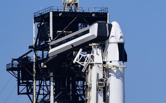 Um foguete Falcon 9 da SpaceX (arquivo)