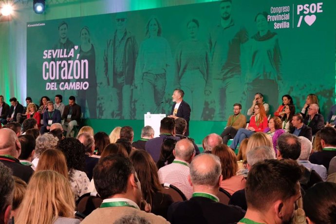 Imagen del congreso del PSOE de Sevilla