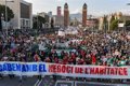 Unas 12.000 personas se manifiestan en Barcelona contra el precio de los alquileres