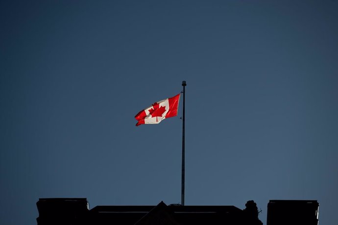 Archivo - Bandera de Canadá.