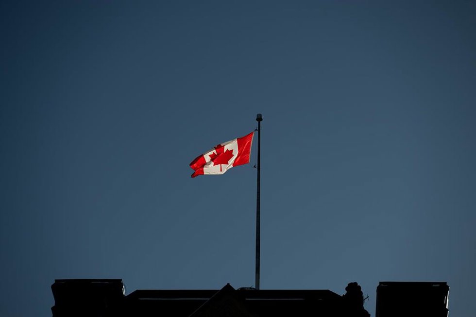 Archivo - Bandera de Canadá.