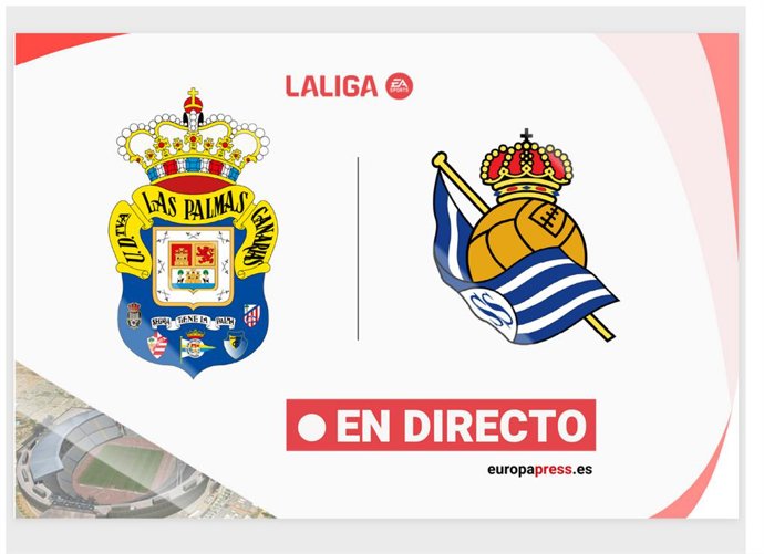 Onces Iniciales probables: Las Palmas - Real Sociedad: resumen y estadísticas del partido de la jornada 30 de LaLiga EA Sports