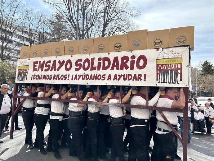 La Cofradía de la Flagelación celebra este domingo su 'Ensayo Solidario', a beneficio del Banco de Alimentos de La Rioja