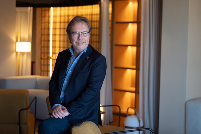 El president de la Cambra de Barcelona, Josep Santacreu