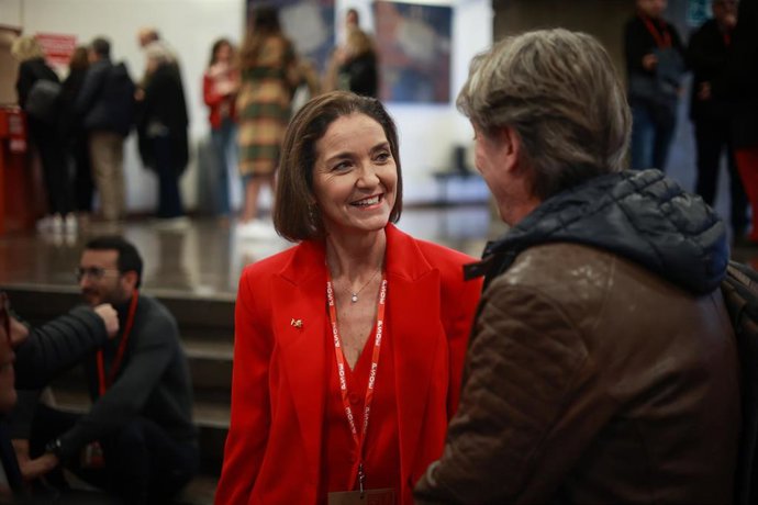 Archivo - La secretaria general de PSOE Madrid Ciudad, Reyes Maroto, en la II Asamblea de la Agrupación