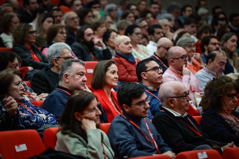 La secretaria general de PSOE Madrid en la ciudad, Reyes Maroto, en la II Asamblea