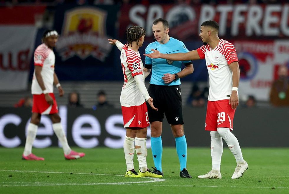 Archivo - El bosnio Irfan Peljto durante el Leipzig-Real Madrid de la ida de los octavos de final de la Liga de Campeones 2023-24 en el Red Bull Arena