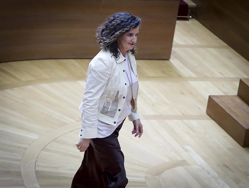 Archivo - la secretaria de Memoria Democrática del PSPV-PSOE, Mercedes Caballero