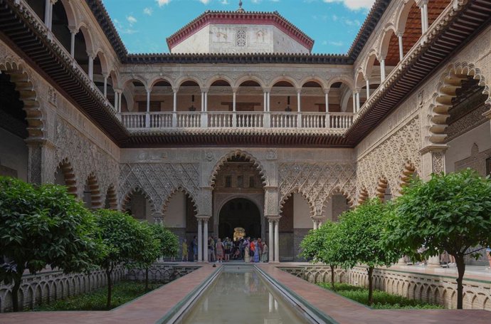 Archivo - Imagen de recurso del Patio de las Doncellas del Real Alcázar de Sevilla. 