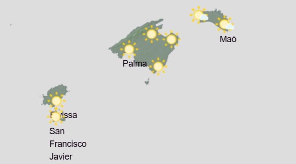 El tiempo hoy, lunes 7 de abril, en Baleares.