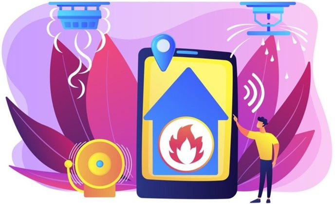 Gráfico elaborado por los ingenieros industriales para impulsar los detectores de incendios en viviendas