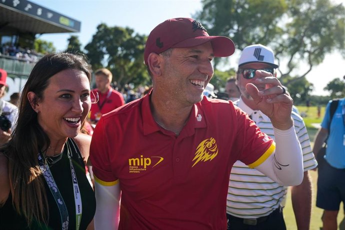 Archivo - El golfista español Sergio García durante un torneo del LIV Golf