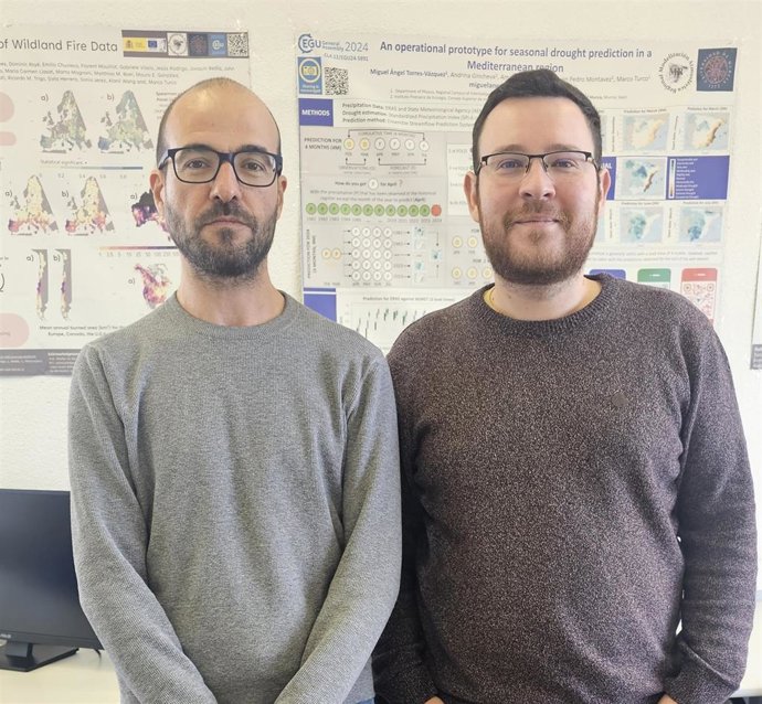 Los investigadores de la UMU Miguel Ángel Torres y Marco Turco
