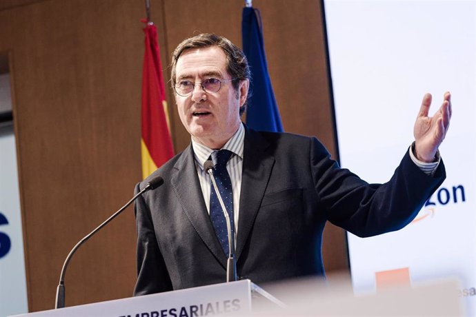 El presidente de la CEOE, Antonio Garamendi.