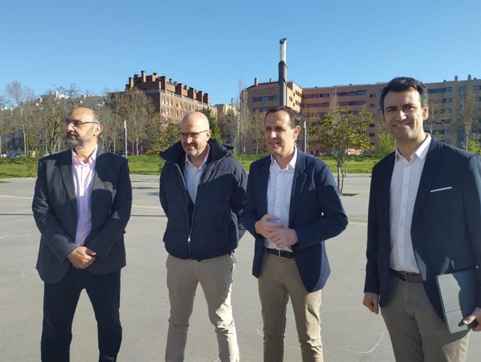 La Diputación de Valladolid se propone digitalizar al cien por cien sus servicios e implantar la IA en el próximo lustro. De izquierda a derecha, Francisco Luis Benítez, David Escudero, Conrado Íscar y David Esteban.