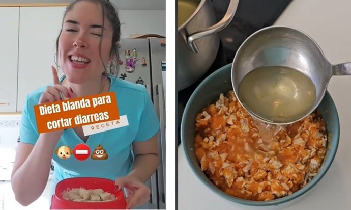 Captura de pantalla de un vídeo de Tik Tok de la usuaria @mariavetican .
