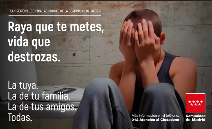 Campaña de prevención contra el consumo de cocaína