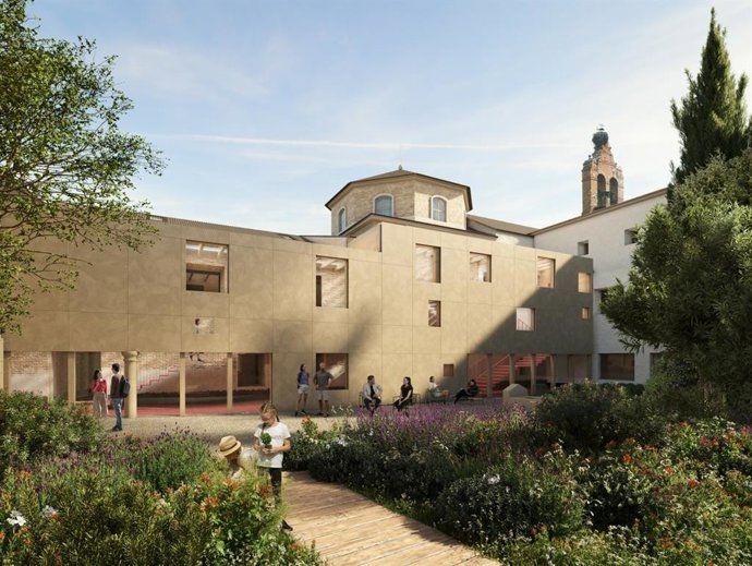 Imagen del proyecto de restauración del Monasterio de las Catalinas.