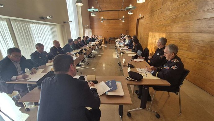 Imagen de la reunión de la Junta Local de Seguridad