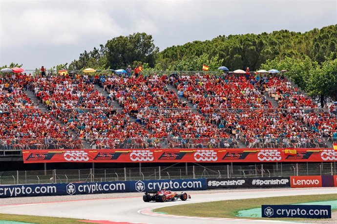 Archivo - La Grada CS55 durante el Gran Premio de España 2024