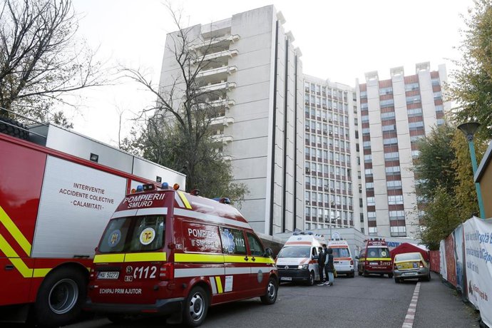 Archivo - Imagen de archivo de un hospital de Rumanía.