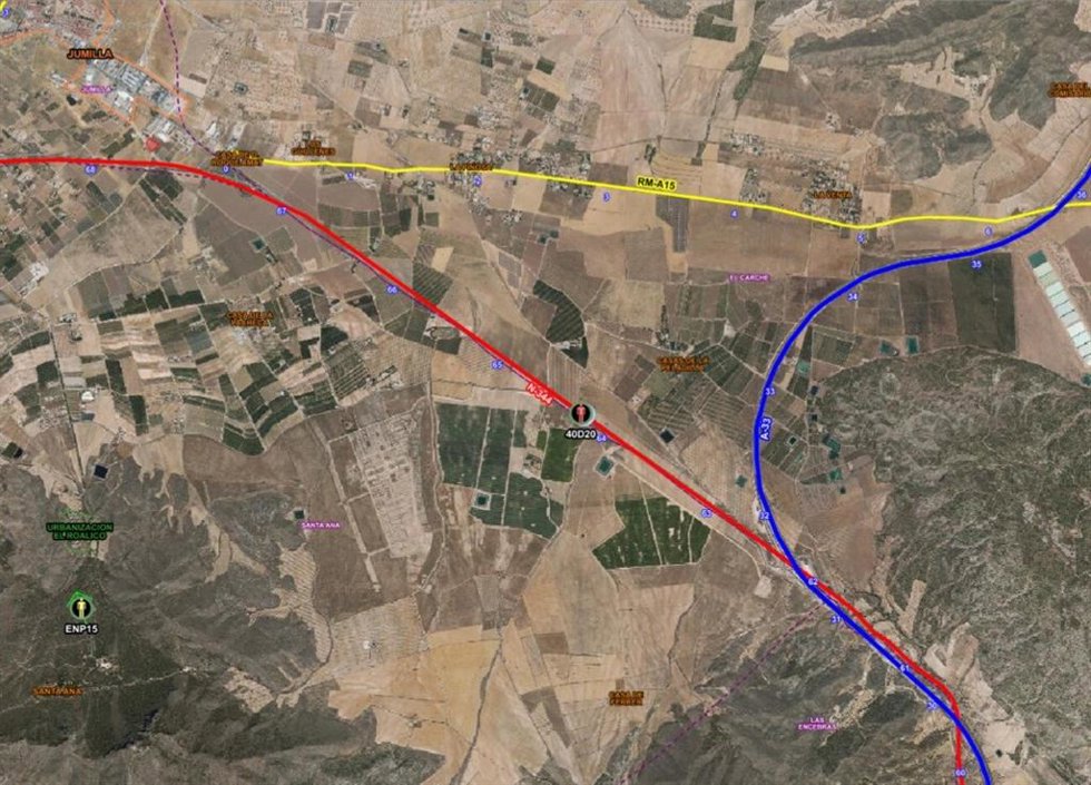 Ubicación del accidente