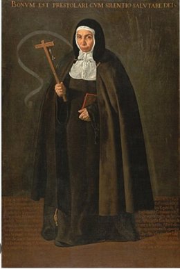 Lienzo de Diego Velázquez Madre Jerónima de la Fuente
