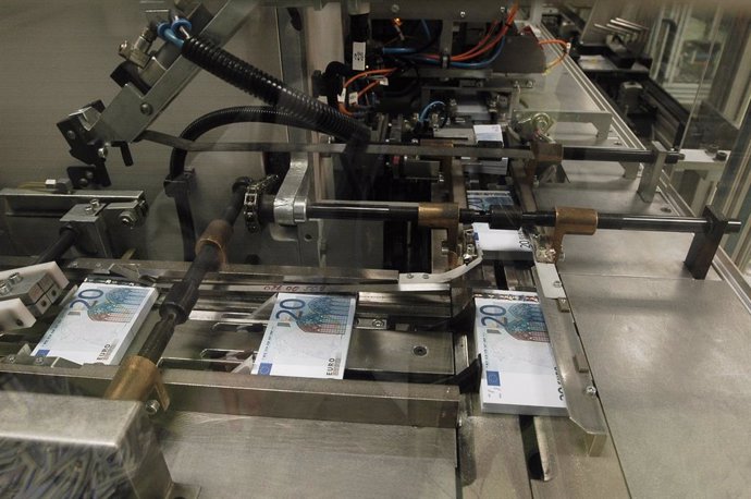 Archivo - Fabricación De Billetes De Euros En La Fábrica Nacional De Moneda Y Timbre