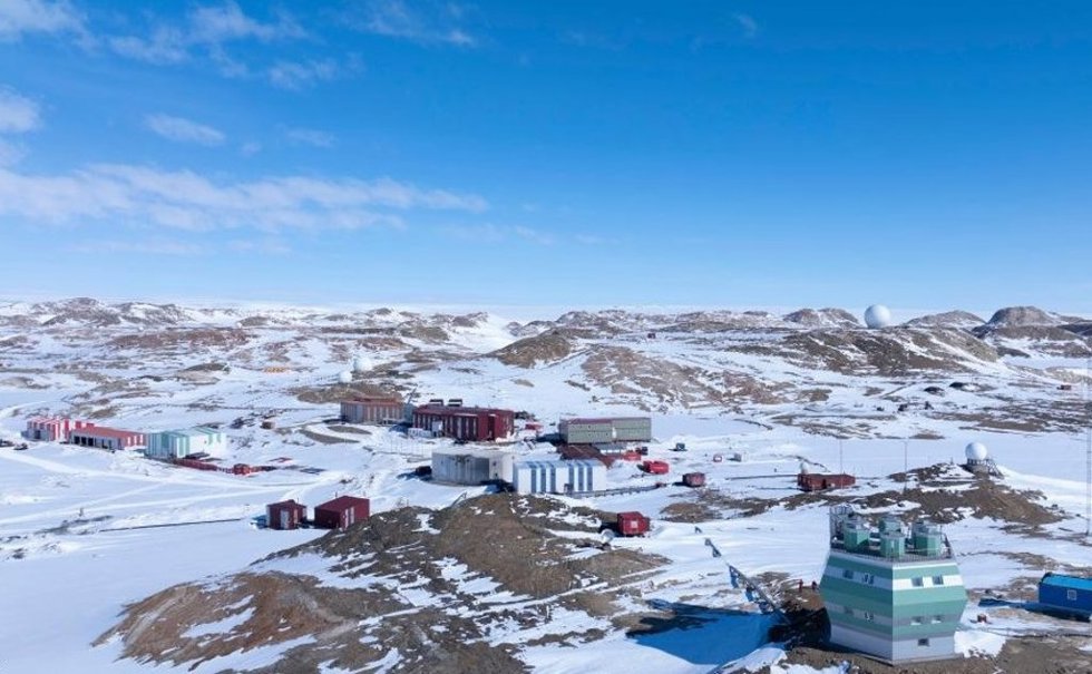 Imagen de la estación antártica china de Zhongshan