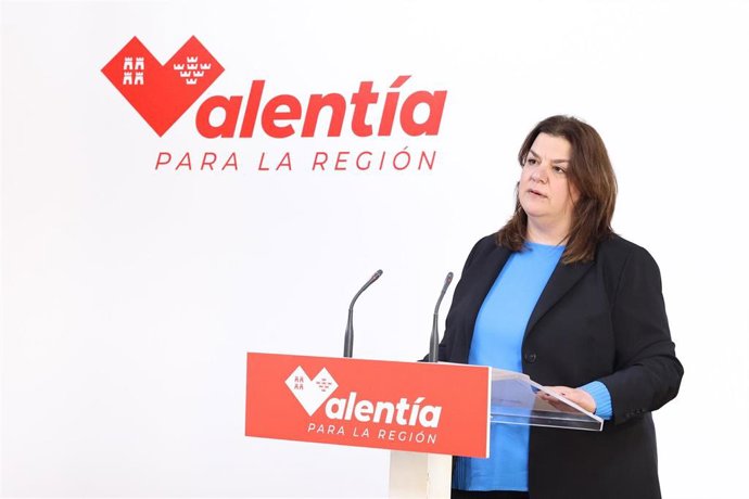 La secretaria de Organización del PSOE de la Región de Murcia, María Jesús López