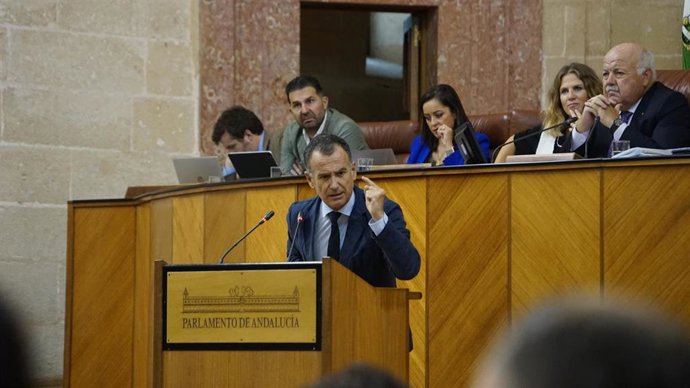 El parlamentario andaluz del PP de Almería Pablo Venzal.