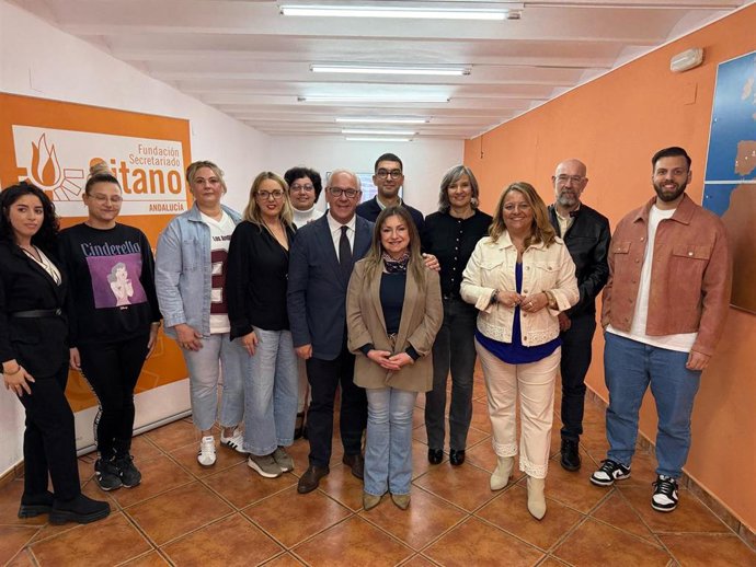 Visita a la sede de la Fundación Secretariado Gitano en Jaén.