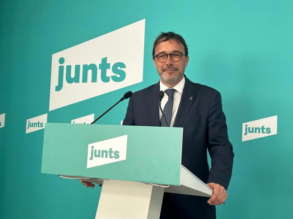 El portavoz de Junts, Josep Rius
