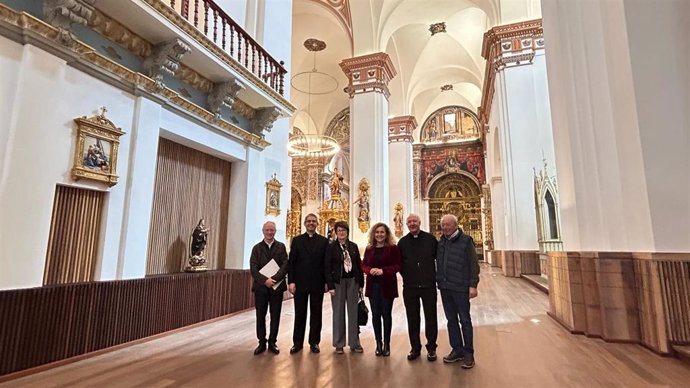 Inauguración de la restauración de los zócalos de la colegiata de San Miguel de Alfaro