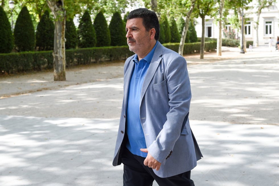 El empresario David Marjaliza sale tras declarar en la Audiencia Nacional como imputado por el caso Púnica, a 14 de junio de 2022, en Madrid (España).