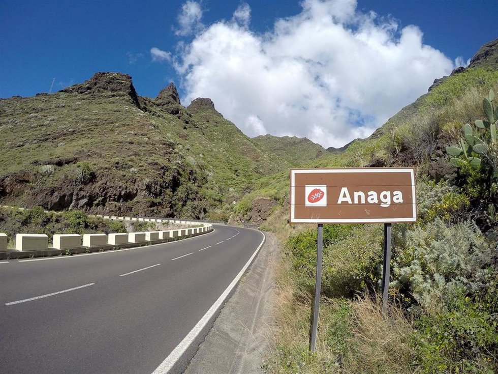 Archivo - Carretera de acceso al Parque Rural de Anaga