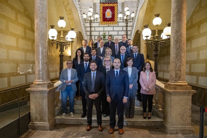 El conseller de la Presidencia de la Generalitat, Albert Dalmau, y el alcalde de Tarragona, Rubén Viñuales, presiden la Comisión Bilateral