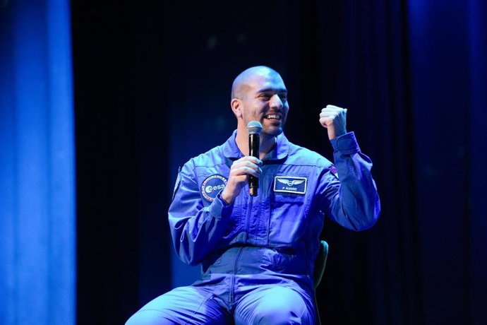 El astronauta de la ESA Pablo Álvarez,