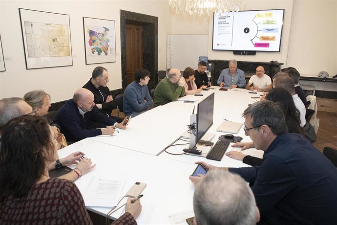 Reunión en el Ayuntamiento.
