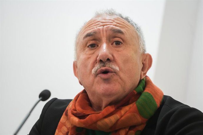 El secretario general de UGT, Pepe Álvarez, a 4 de abril de 2025, en Valencia, Comunidad Valenciana (España).