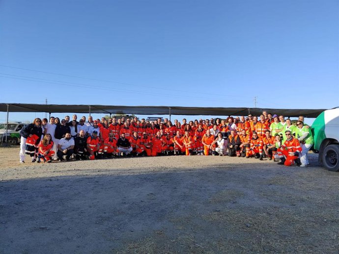 Archivo - Profesionales del equipo sanitario organizado por la Junta de Andalucía para el Plan Romero 2024.