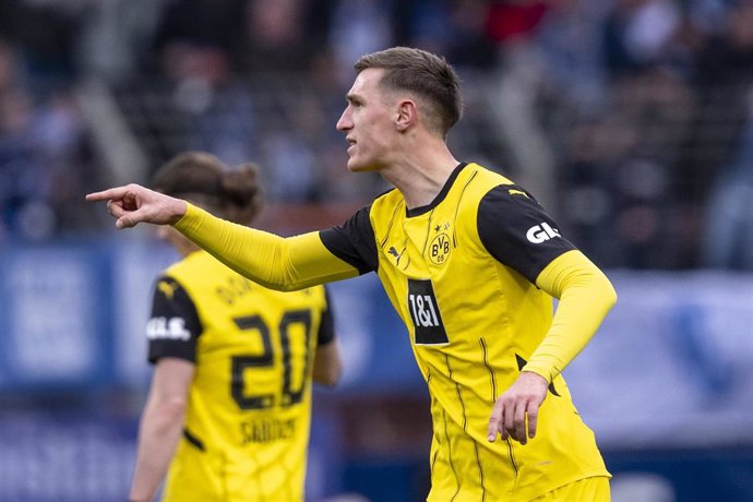 Archivo - El jugador del Borussia Dortmund Nico Schlotterbeck 