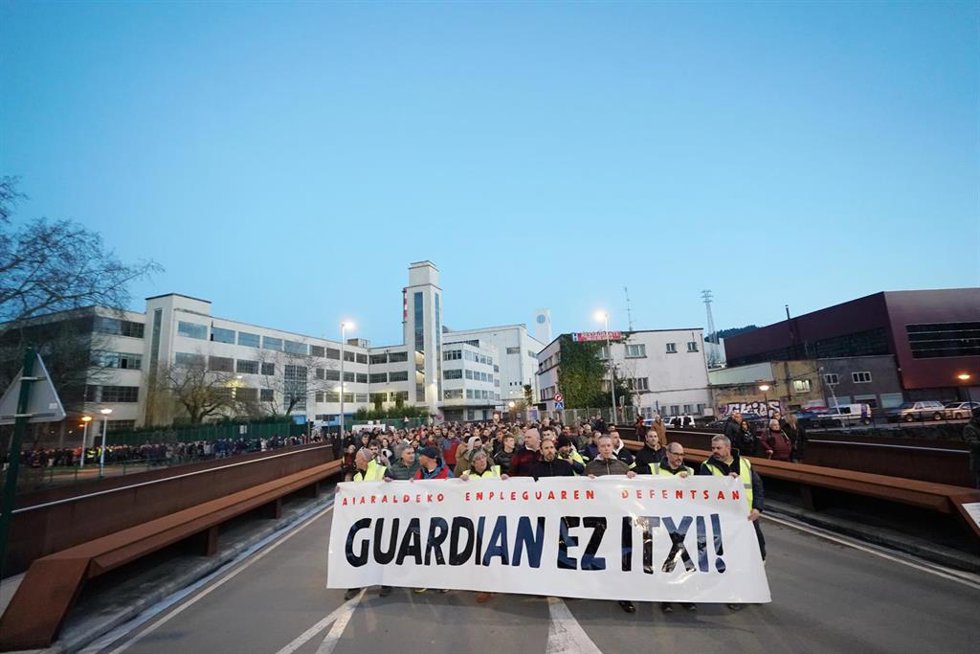Archivo - Manifestación contra el cierre de Guardian